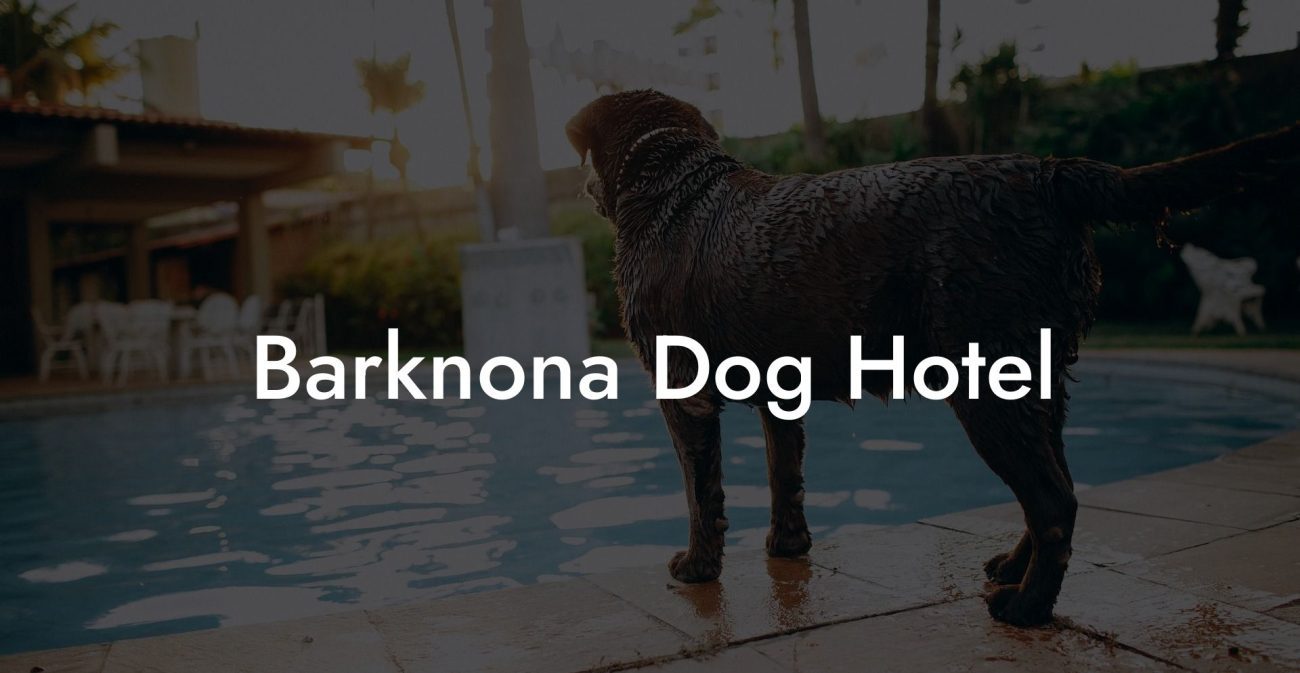 Barknona Dog Hotel