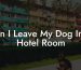 Can I Leave My Dog In A Hotel Room