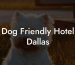 Dog Friendly Hotel Dallas