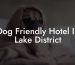 Dog Friendly Hotel In Lake District