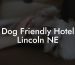 Dog Friendly Hotel Lincoln NE