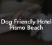 Dog Friendly Hotel Pismo Beach