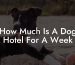 How Much Is A Dog Hotel For A Week