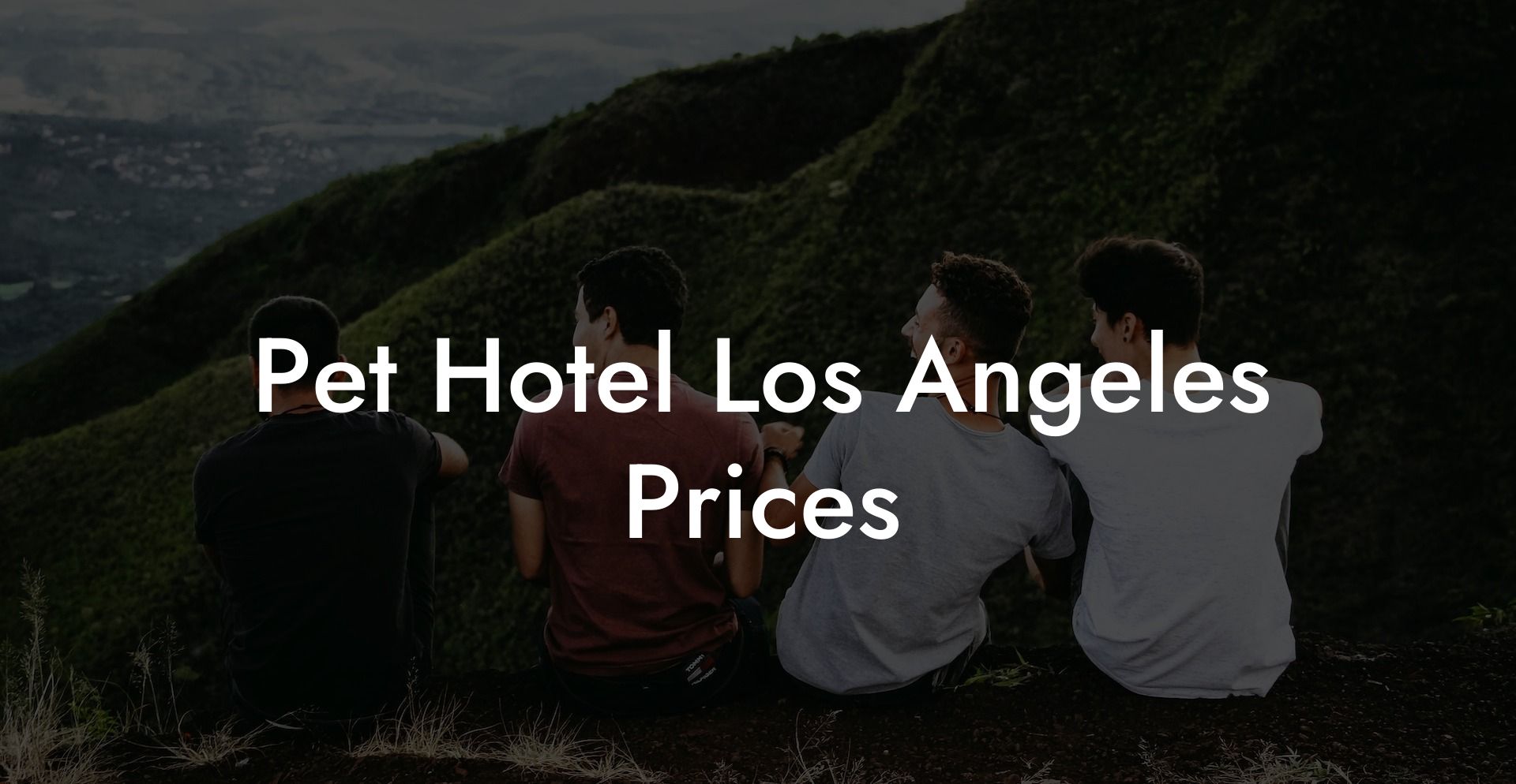 Pet Hotel Los Angeles Prices