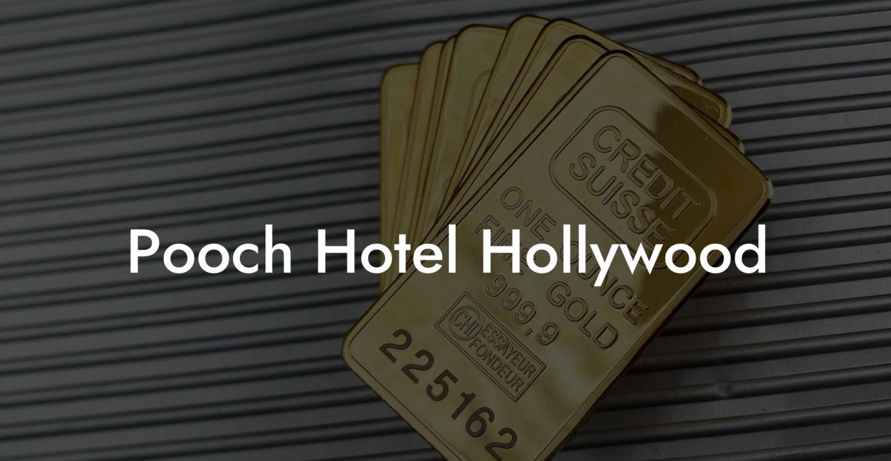 Pooch Hotel Hollywood